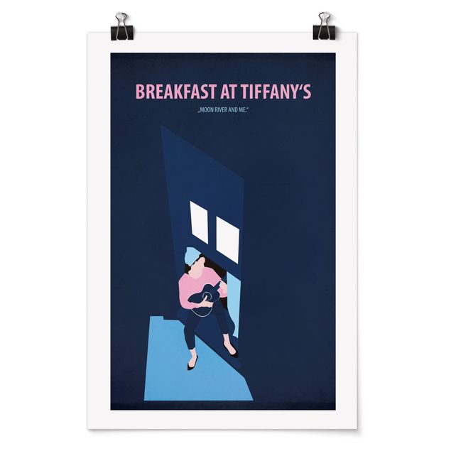 Cuadros retratos Film Posters Breakfast At Tiffany's
