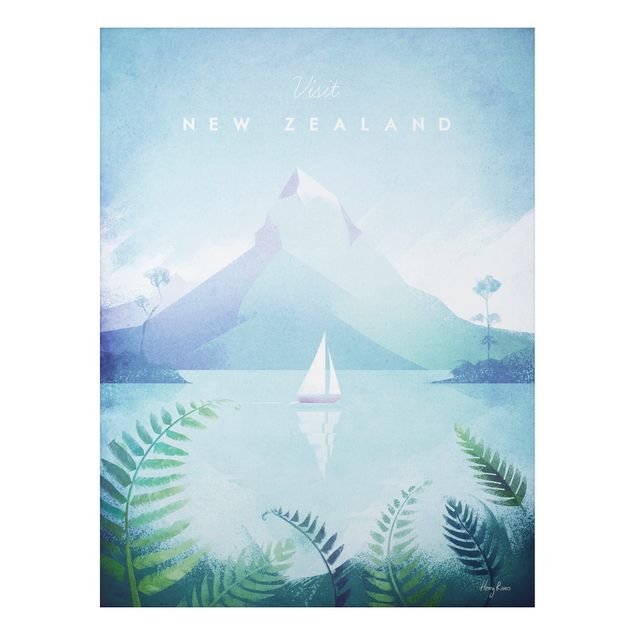 Decoración en la cocina Travel Poster - New Zealand