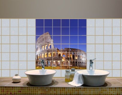 Decoración en la cocina Illuminated Colosseum