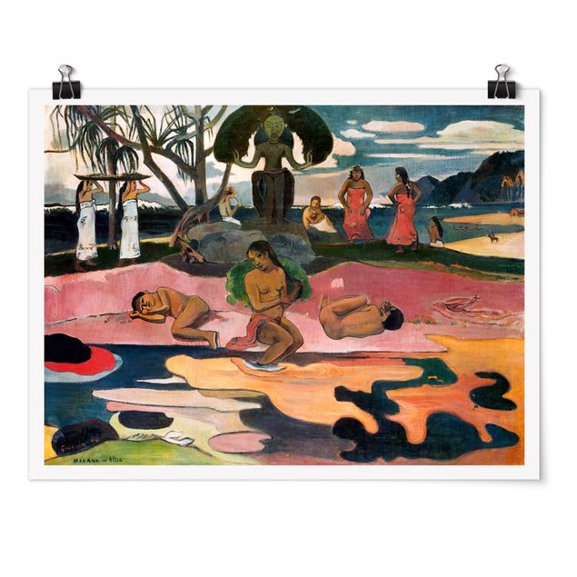 Estilos artísticos Paul Gauguin - Day Of The Gods (Mahana No Atua)