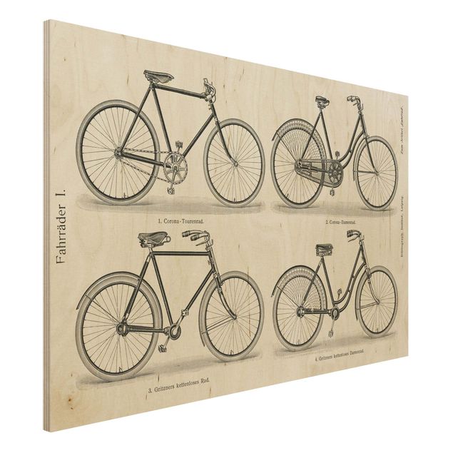 Decoración en la cocina Vintage Poster Bicycles