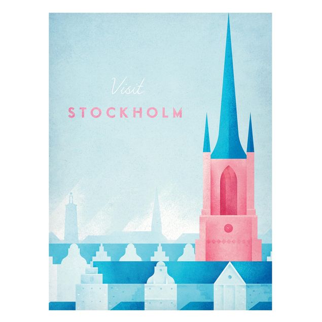 Cuadros arquitectura Travel Poster - Stockholm