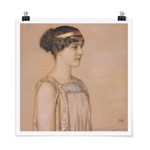 Láminas cuadros famosos Portrait of Mary in a Greek Costume