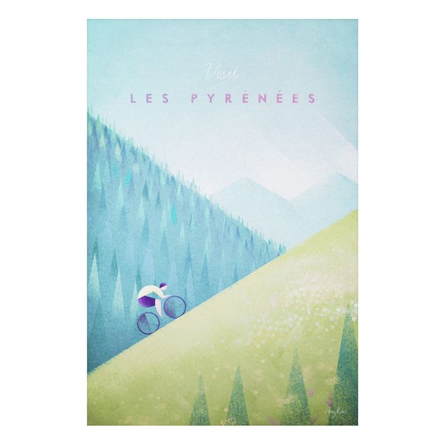 Cuadros de montañas Travel Poster - The Pyrenees