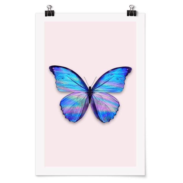 Póster cuadros famosos Holographic Butterfly