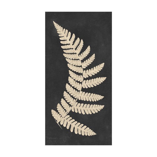 Alfombras florales Fern With Linen Structure IV