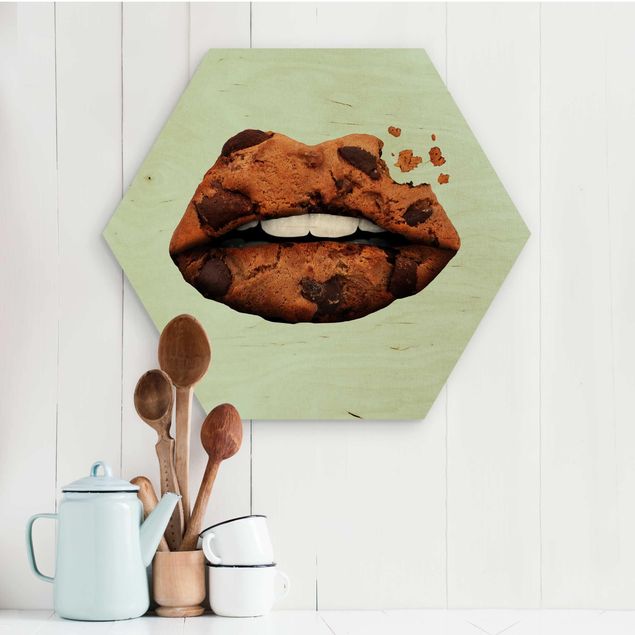 Decoración en la cocina Lips With Biscuit