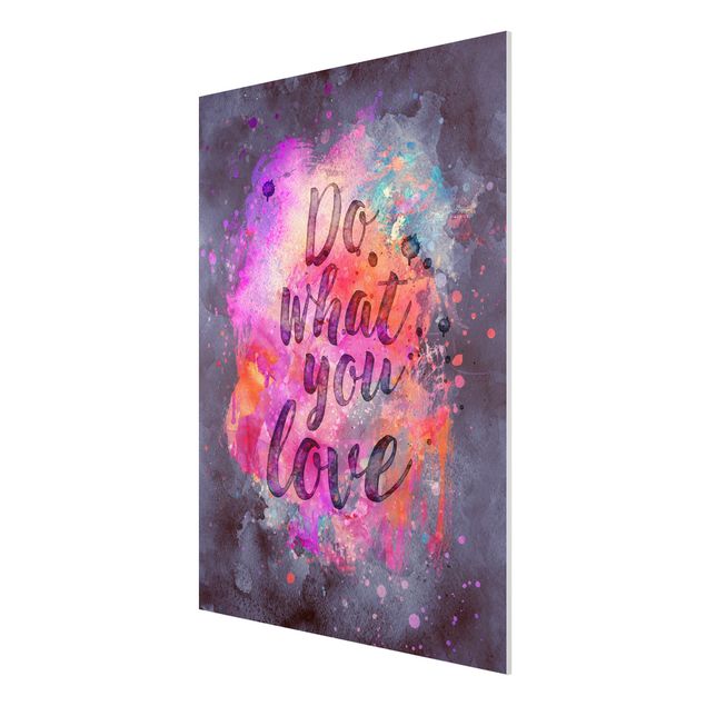 Cuadros frases Colourful Explosion Do What You Love