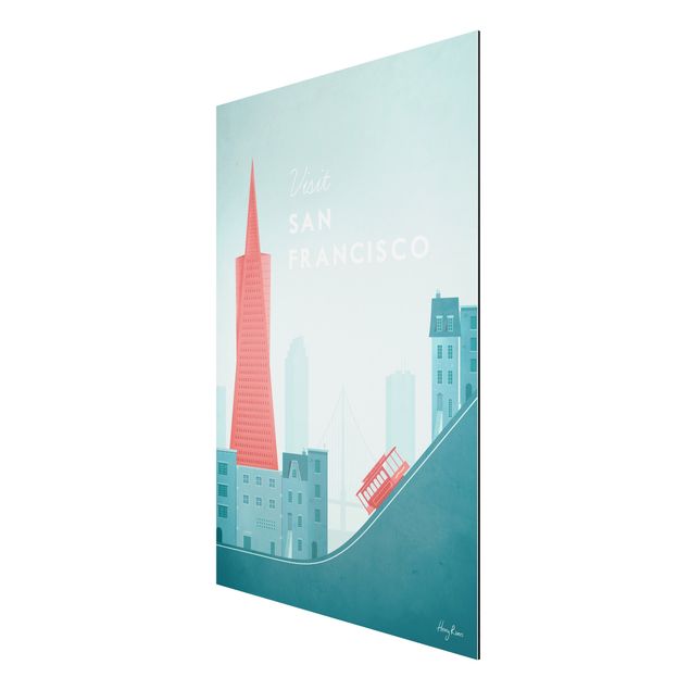 Reproducciónes de cuadros Travel Poster - San Francisco