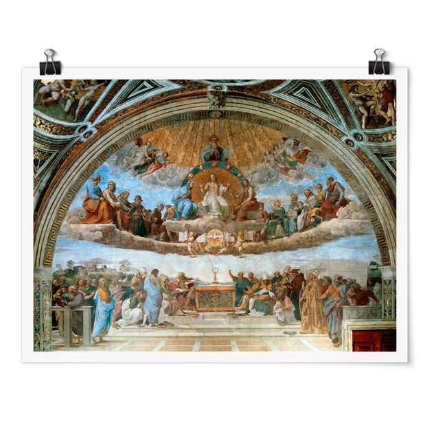 Estilos artísticos Raffael - Disputation Of The Holy Sacrament