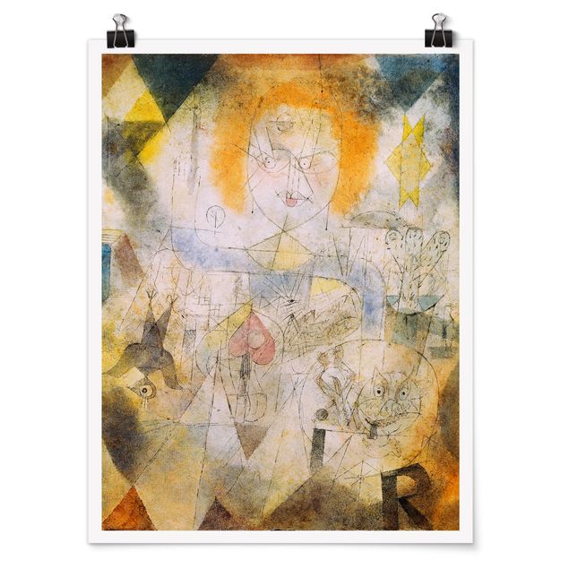 Póster cuadros famosos Paul Klee - Irma Rossa