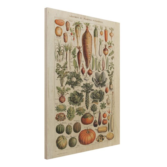 Decoración en la cocina Vintage Board Vegetables