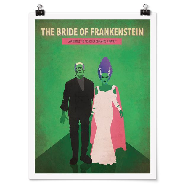 Cuadros de retratos Film Poster The Bride Of Frankenstein