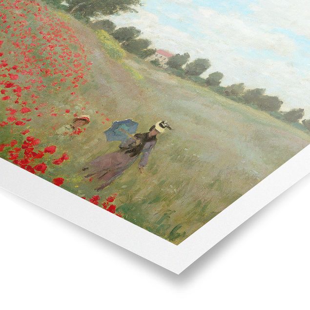Estilos artísticos Claude Monet - Poppy Field Near Argenteuil