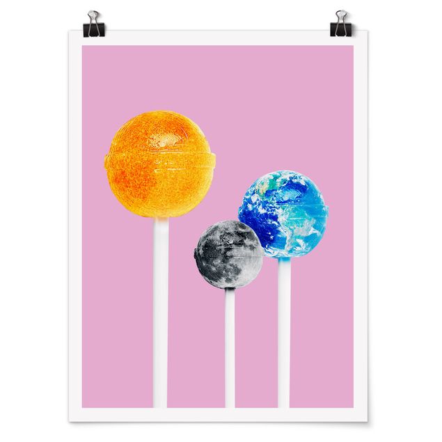 Cuadros modernos y elegantes Lollipops With Planets