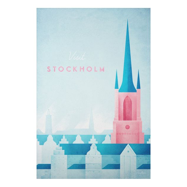 Cuadros arquitectura Travel Poster - Stockholm