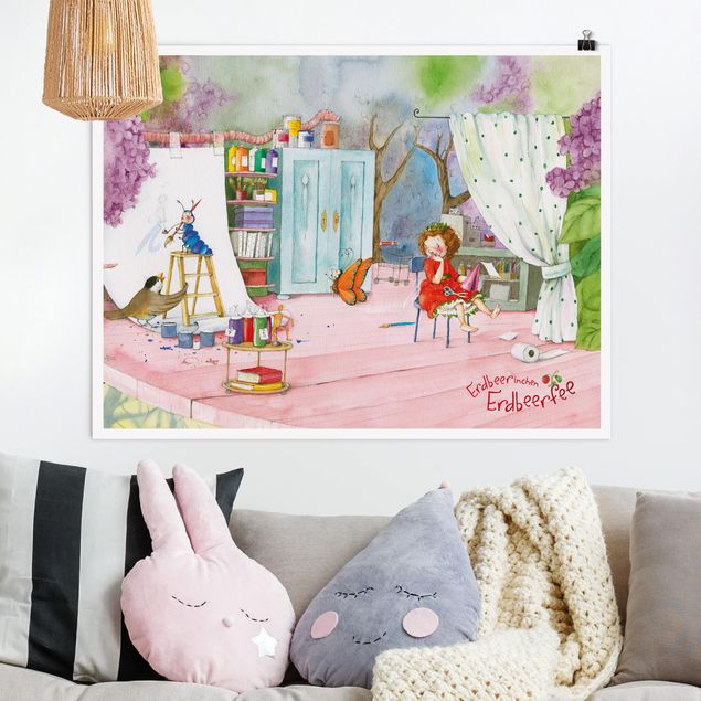 Decoración infantil pared Little Strawberry Strawberry Fairy - Tinker