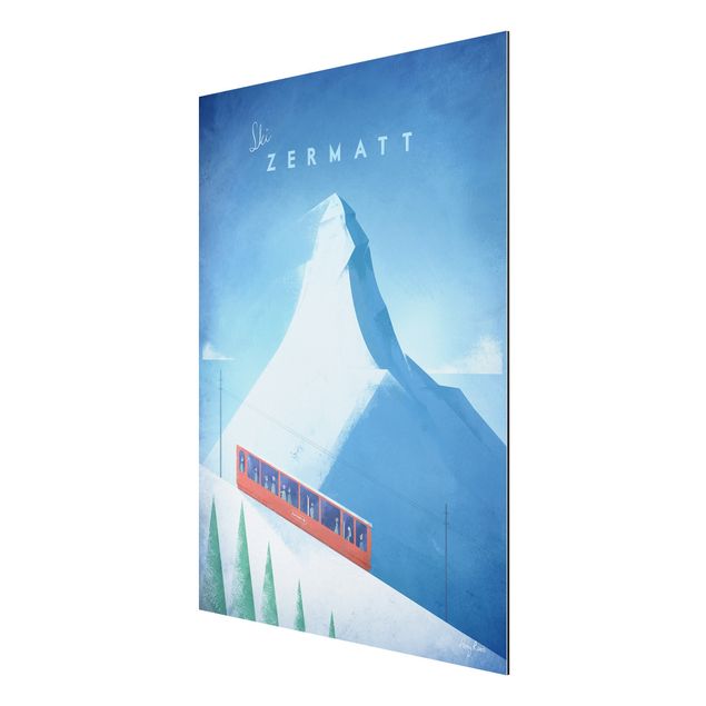 Cuadros de montañas Travel Poster - Zermatt