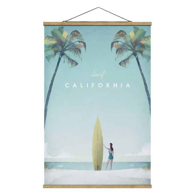 Cuadros marinos Travel Poster - California