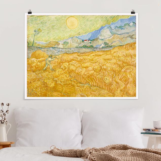 Decoración en la cocina Vincent Van Gogh - The Harvest, The Grain Field