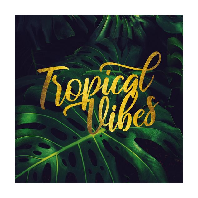 Alfombra dorado Jungle - Tropical Vibes