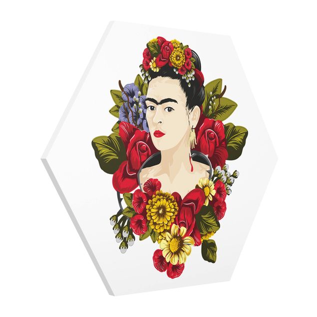 Cuadros de plantas naturales Frida Kahlo - Roses