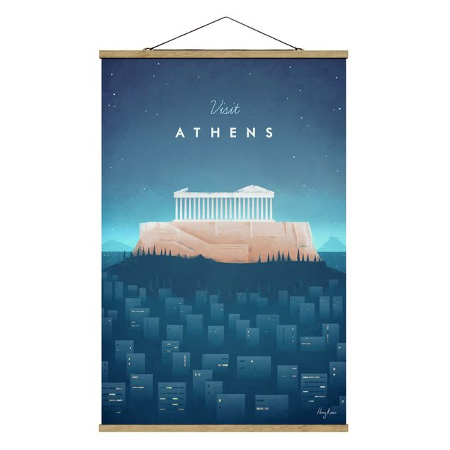 Cuadros retro Travel Poster - Athens