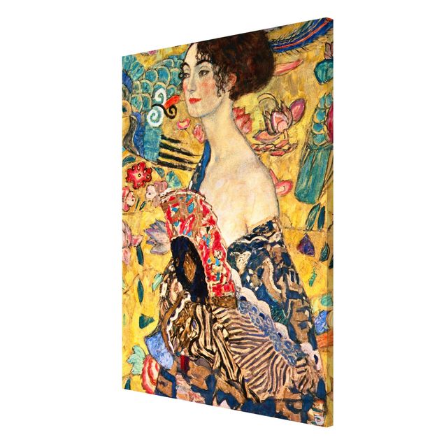 Reproducciones de cuadros Gustav Klimt - Lady With Fan