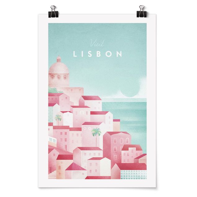 Cuadros marinos Travel Poster - Lisbon