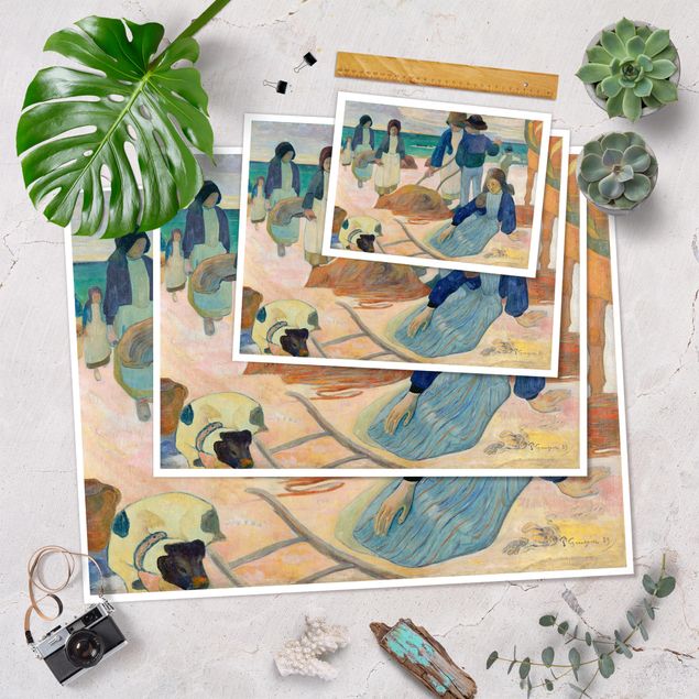 Cuadros en tonos azules Paul Gauguin - The Kelp Gatherers (Ii)