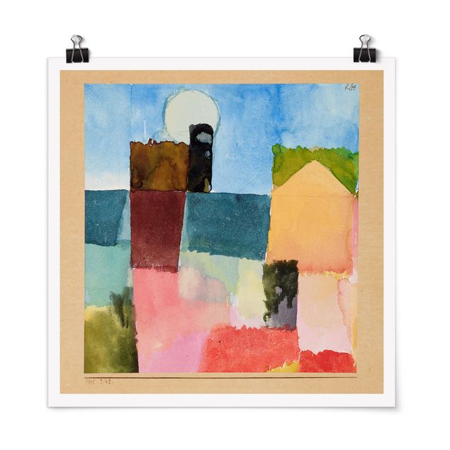 Estilos artísticos Paul Klee - Moonrise (St. Germain)
