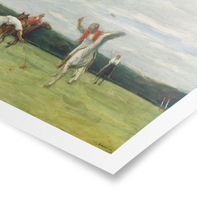 Póster cuadros famosos Max Liebermann - Polo Player in Jenisch-Park