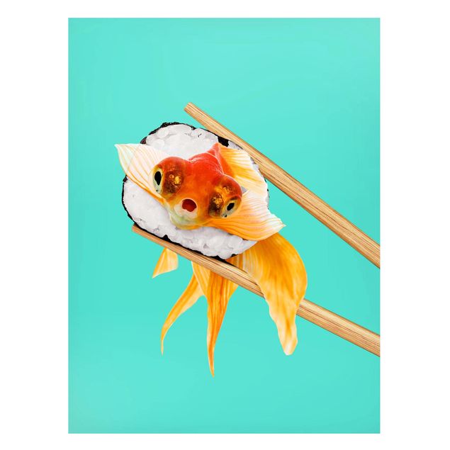 Cuadros peces Sushi With Goldfish