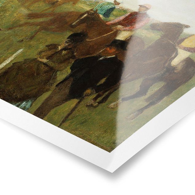 Póster cuadros famosos Edgar Degas - Jockeys On Race Track