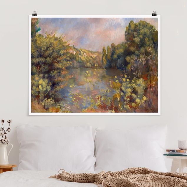 Cuadros impresionistas Auguste Renoir - Lakeside Landscape
