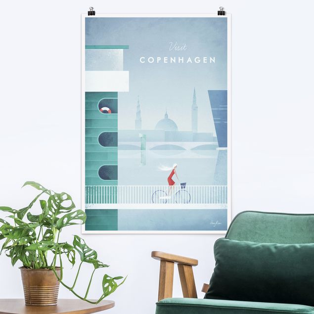 Decoración en la cocina Travel Poster - Copenhagen