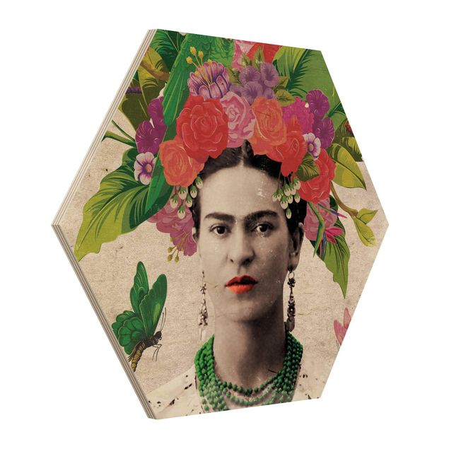 Frida Kahlo pinturas Frida Kahlo - Flower Portrait