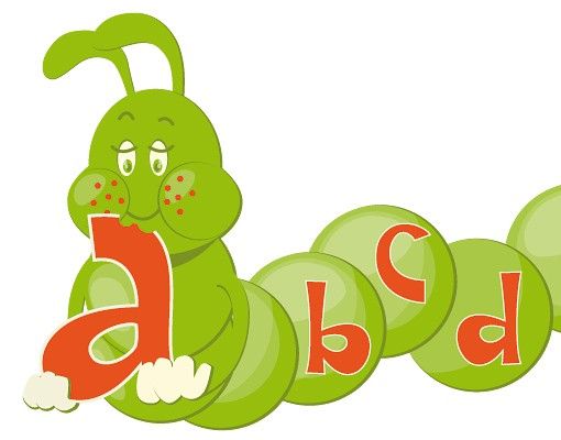 Vinilos frases No.DS79 ABC-Caterpillar