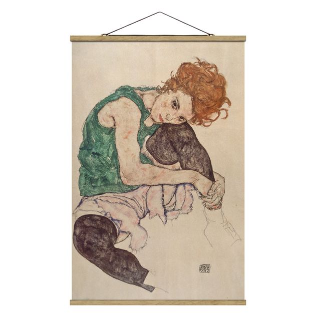 Estilos artísticos Egon Schiele - Sitting Woman With A Knee Up