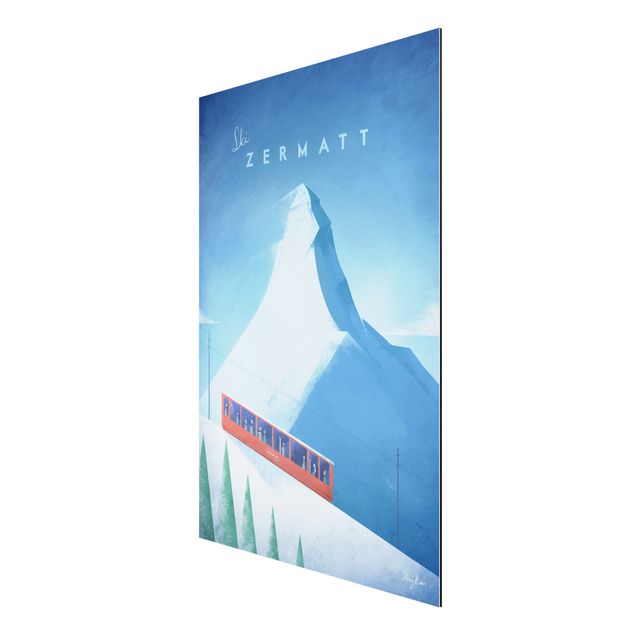 Cuadros montañas Travel Poster - Zermatt
