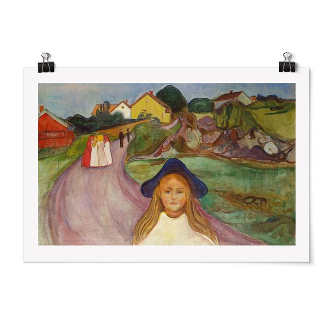 Láminas cuadros famosos Edvard Munch - White Night