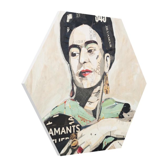 Cuadros retratos Frida Kahlo - Collage No.4