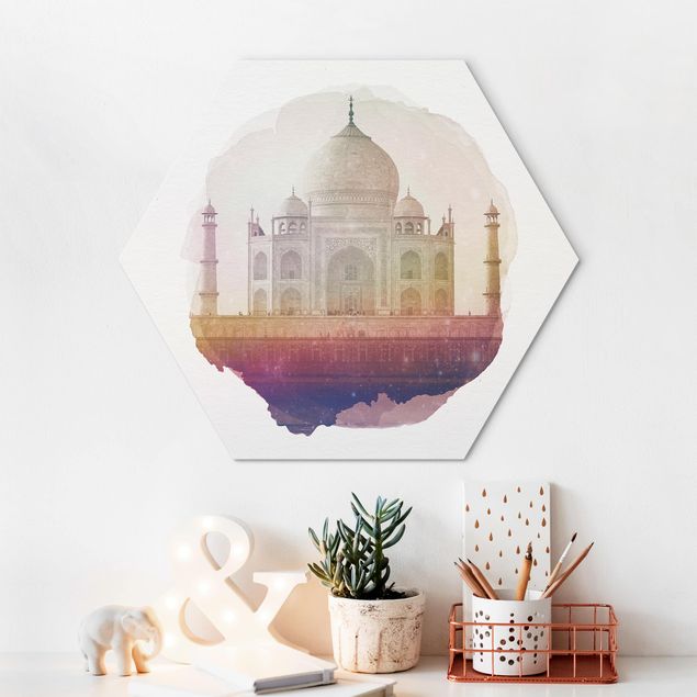 Cuadros arquitectura WaterColours - Taj Mahal
