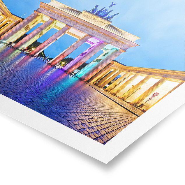 Cuadros arquitectura Illuminated Brandenburg Gate