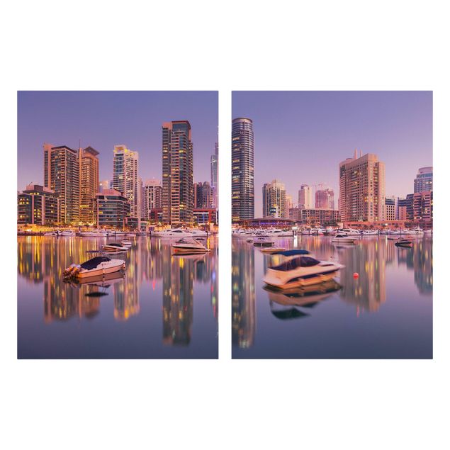 Cuadros modernos Dubai Skyline And Marina