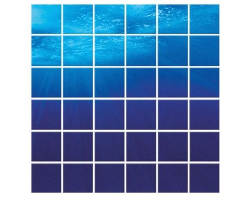 Adhesivos para azulejos en azul Arctic Sun