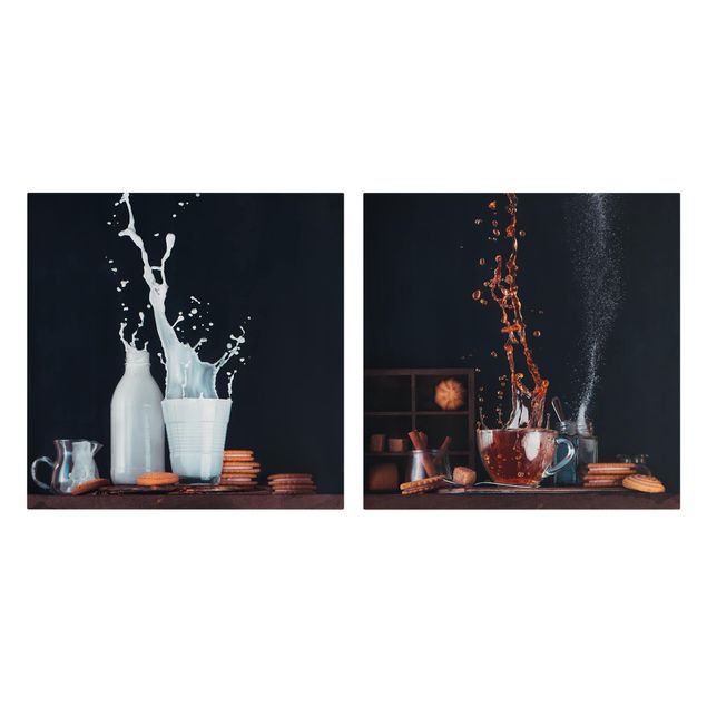 Cuadros decorativos Milk And Tea Composition