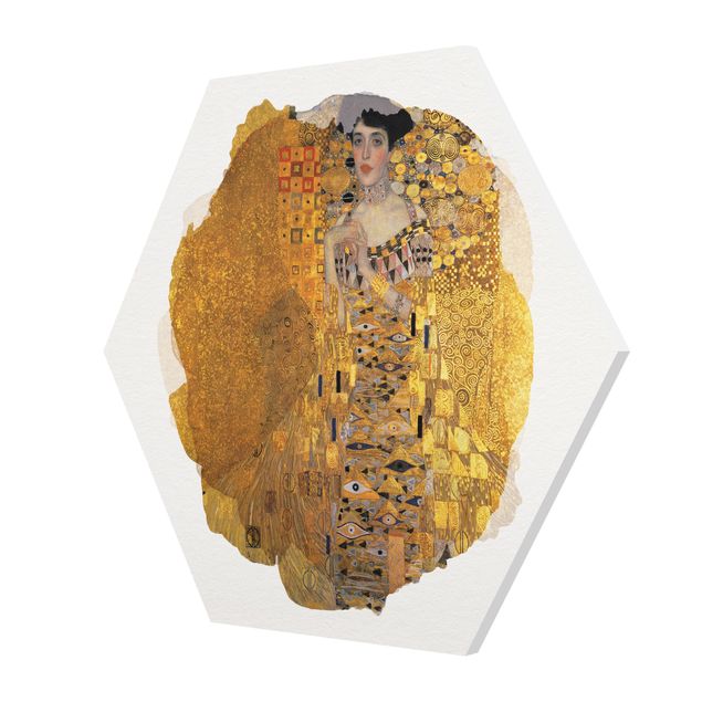 Cuadros retratos WaterColours - Gustav Klimt - Portrait Of Adele Bloch-Bauer I