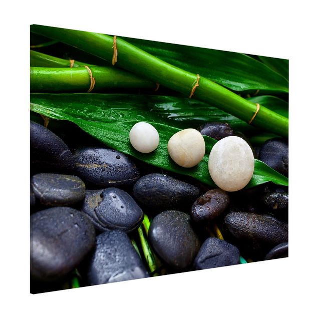 Decoración en la cocina Green Bamboo With Zen Stones