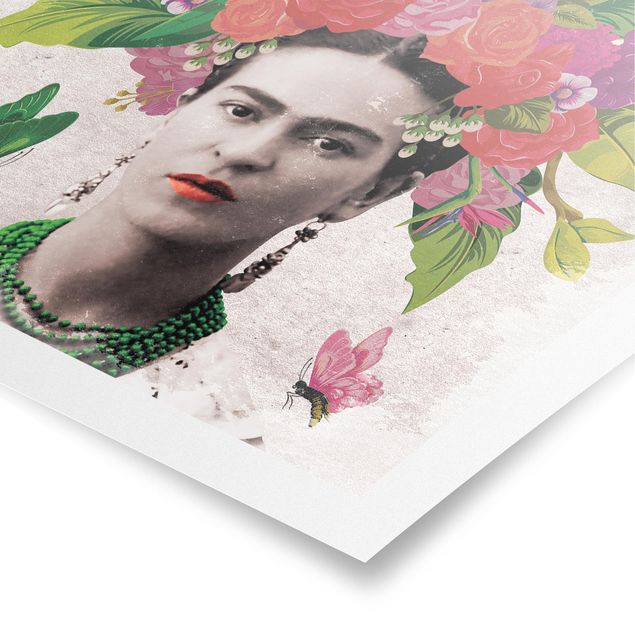 Cuadros de plantas naturales Frida Kahlo - Flower Portrait